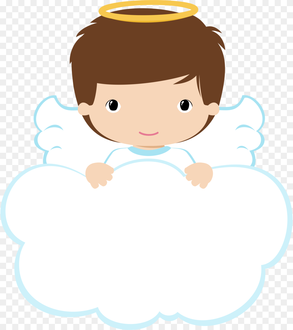 Baptism Eucharist Clip Art Baby Boy Angel Clipart, Face, Portrait, Photography, Person Free Png Download