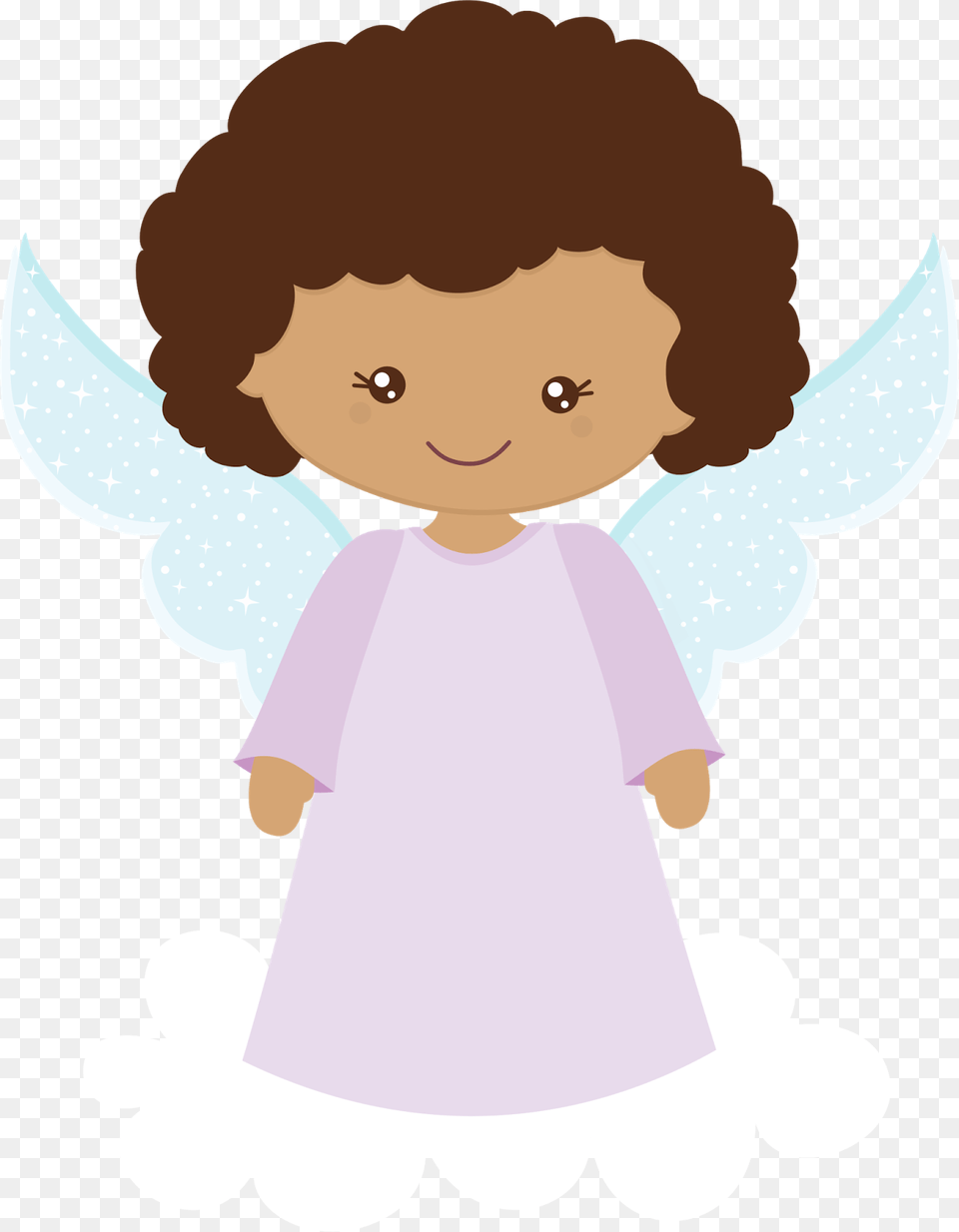 Baptism Girl Invitations Angel, Baby, Person, Face, Head Free Png Download