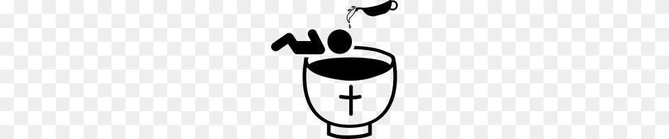 Baptism Icons Noun Project, Gray Png