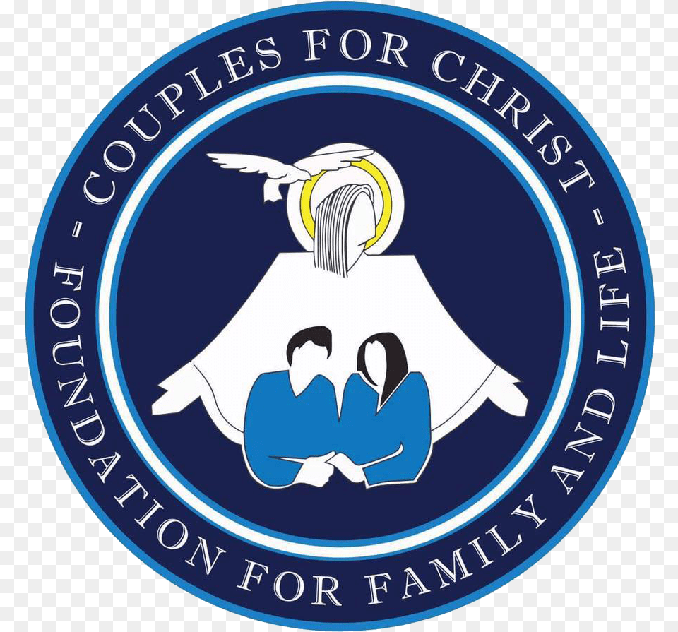 Baptism In The Spirit Couples For Christ Foundation For Family And Life Logo, Person, Emblem, Symbol, Face Free Png