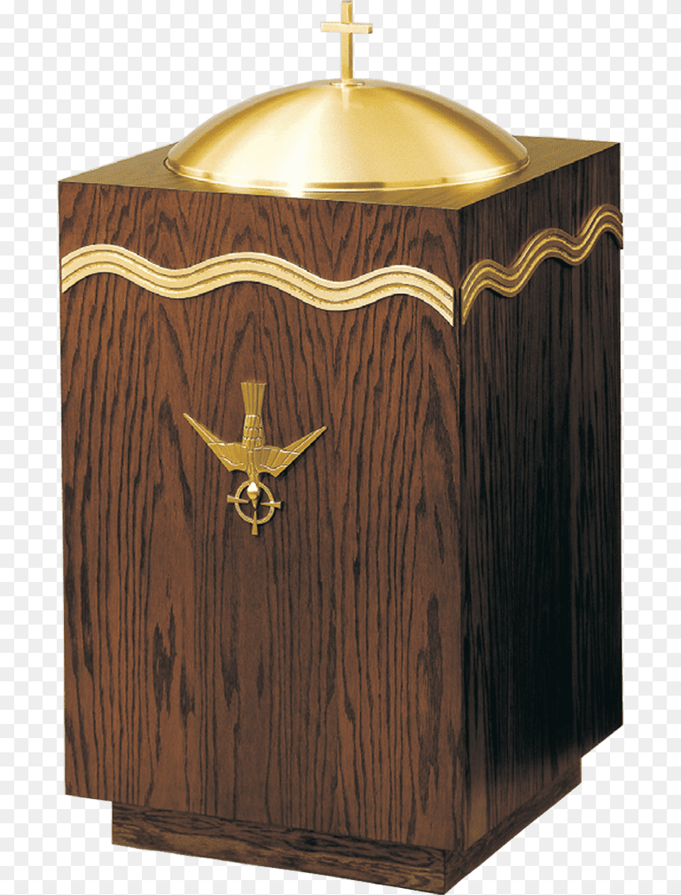Baptismal Font With Holy Spirit Design Gift Image Cupboard, Treasure, Altar, Architecture, Building Free Png