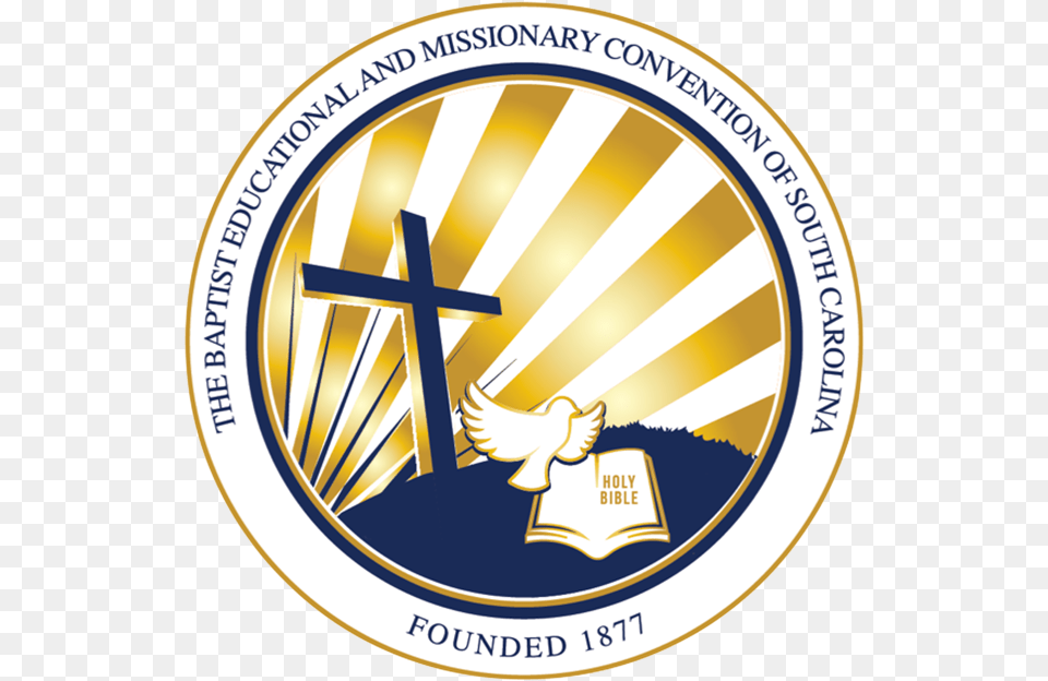 Baptist Educational And Missionary Convention Of South, Logo, Symbol, Emblem, Gold Png