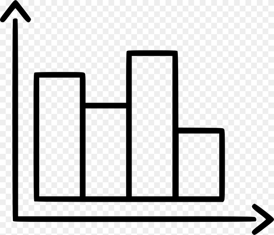 Bar Chart Bar Graph Statistics Stats Comments Bar Graph Clipart Black And White Png Image
