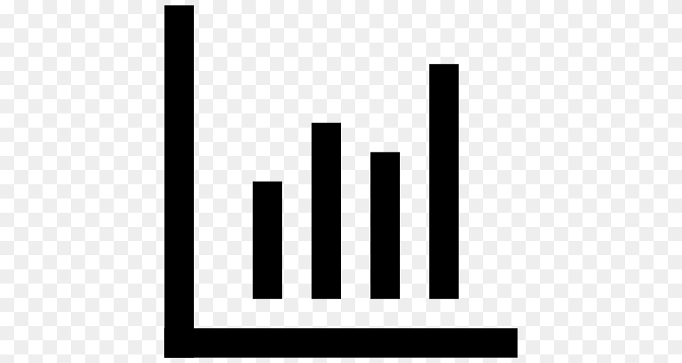 Bar Chart Linear Bar Chart Bar Graph Icon And Vector, Gray Free Png Download