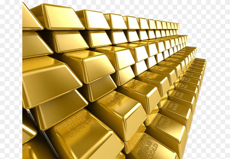 Bar Finance Gold Ladder Bullion Reserve Clipart Gold Bar Lot Transparent, Treasure Free Png