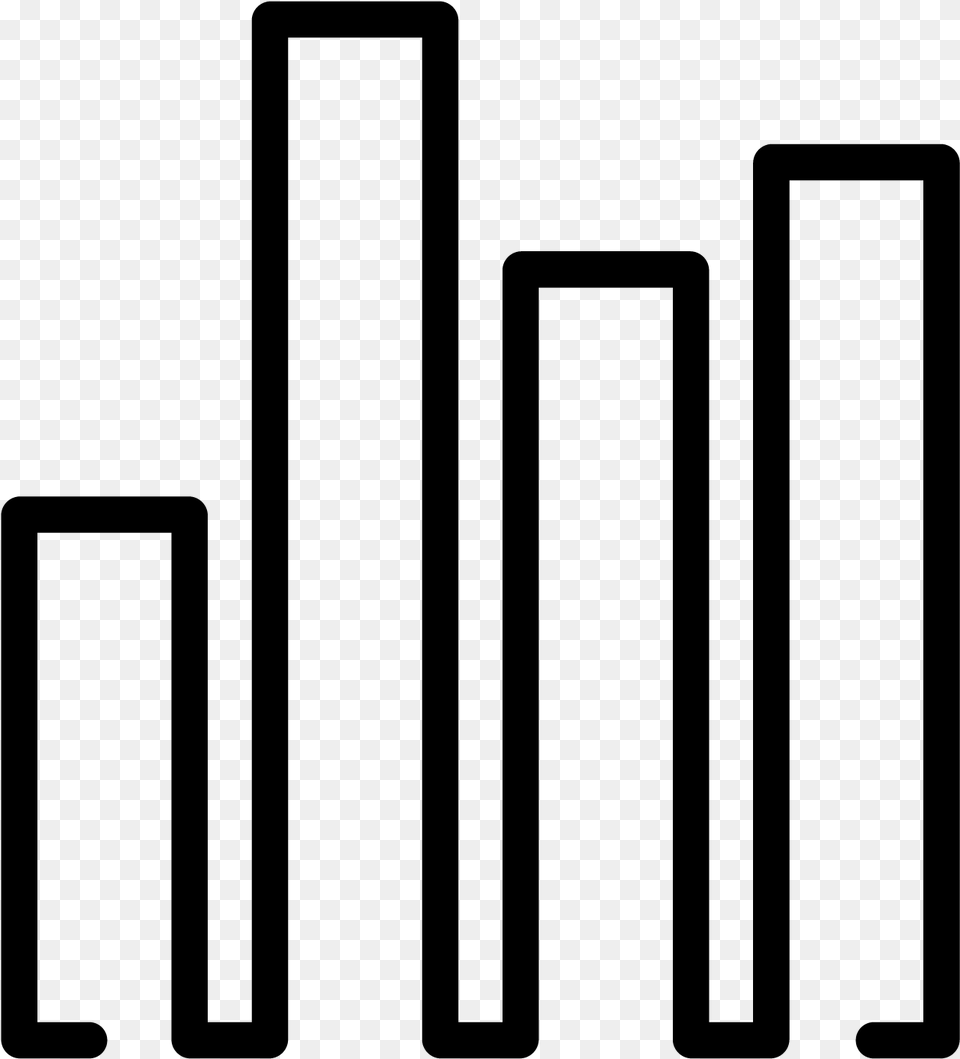 Bar Graph, Gray Free Transparent Png