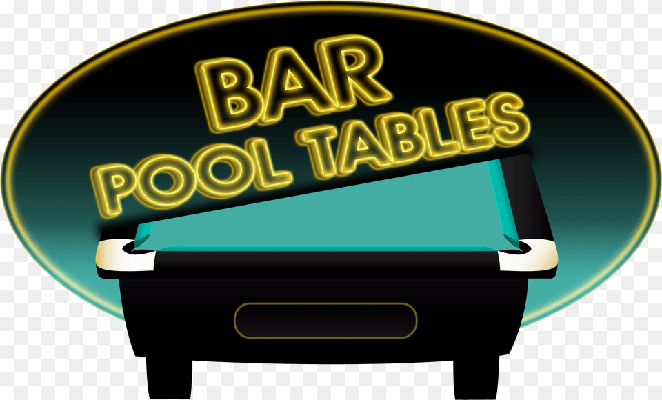 Bar Pool Tables Logo, Furniture, Indoors, Table, Disk Free Png
