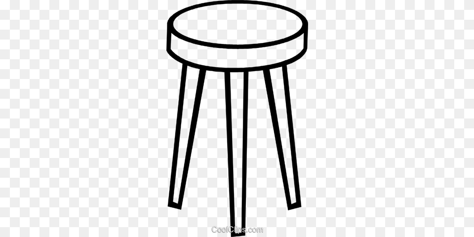 Bar Stool Royalty Vector Clip Art Illustration, Bar Stool, Furniture, Bow, Weapon Png Image