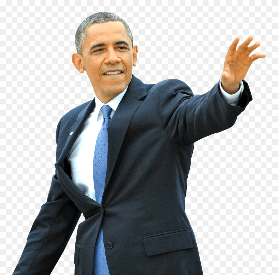 Barack Obama, Hand, Jacket, Suit, Person Free Png
