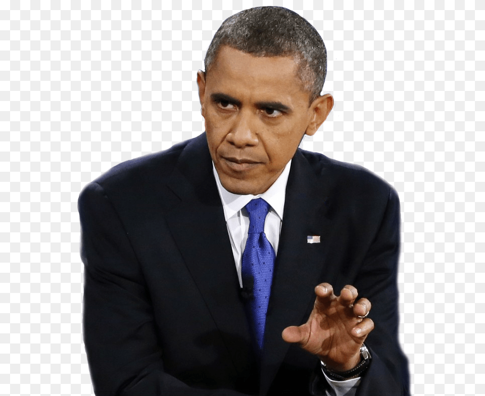 Barack Obama, Head, Jacket, Photography, Hand Free Png Download