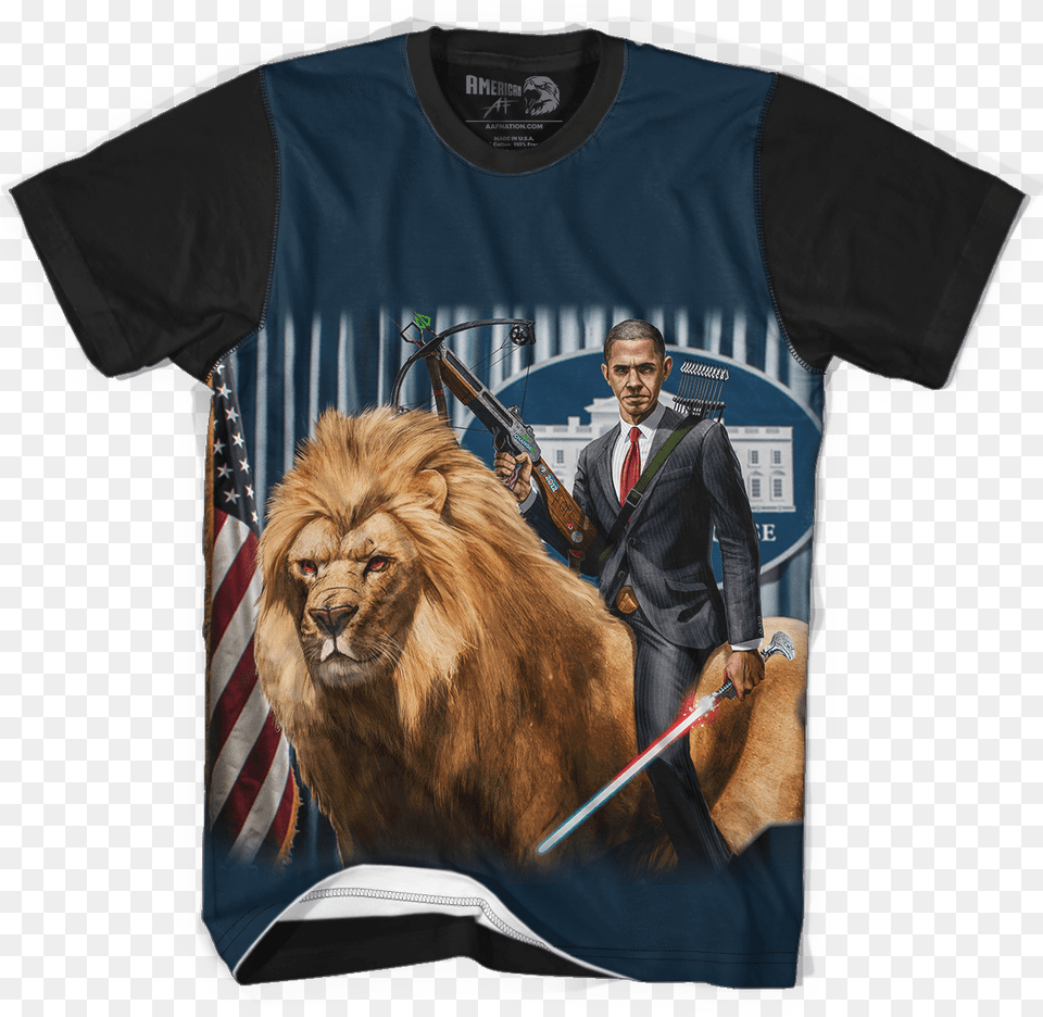 Barack Obama, Wildlife, Animal, Clothing, T-shirt Png