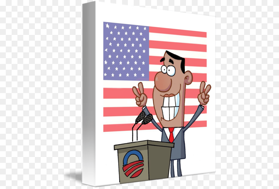 Barack Obama, Flag, American Flag, Person Free Transparent Png