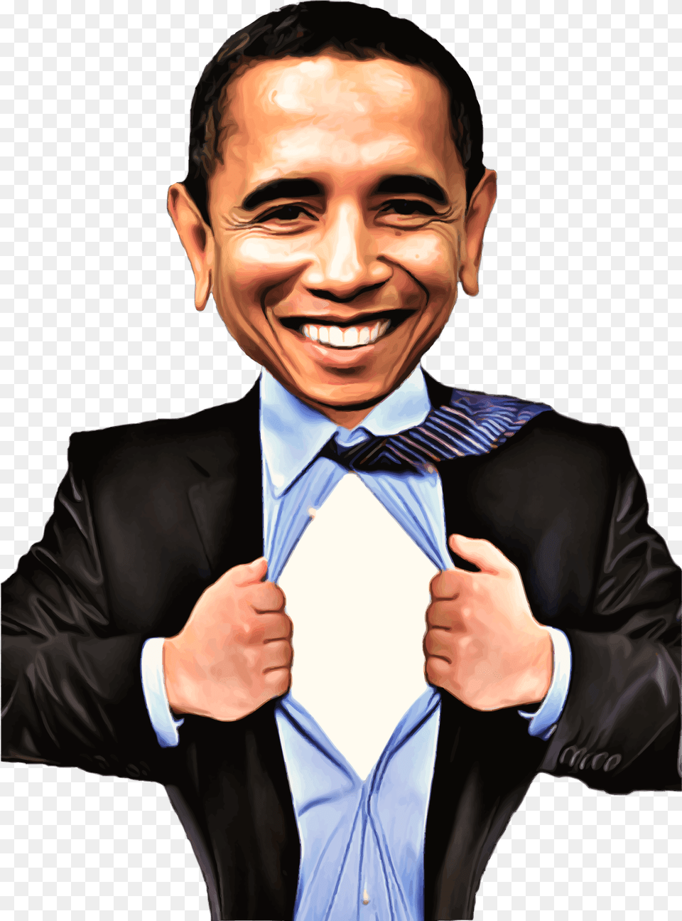 Barack Obama Caricature Clip Arts Barack Obama Cartoon, Accessories, Person, Head, Tie Png