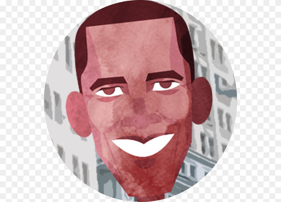 Barack Obama Cartoon, Adult, Person, Man, Male Png