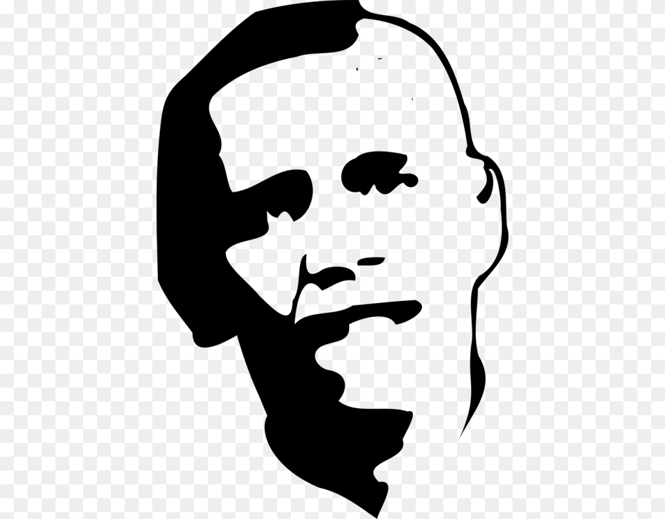 Barack Obama Computer Icons Download Art Caricature Gray Free Transparent Png