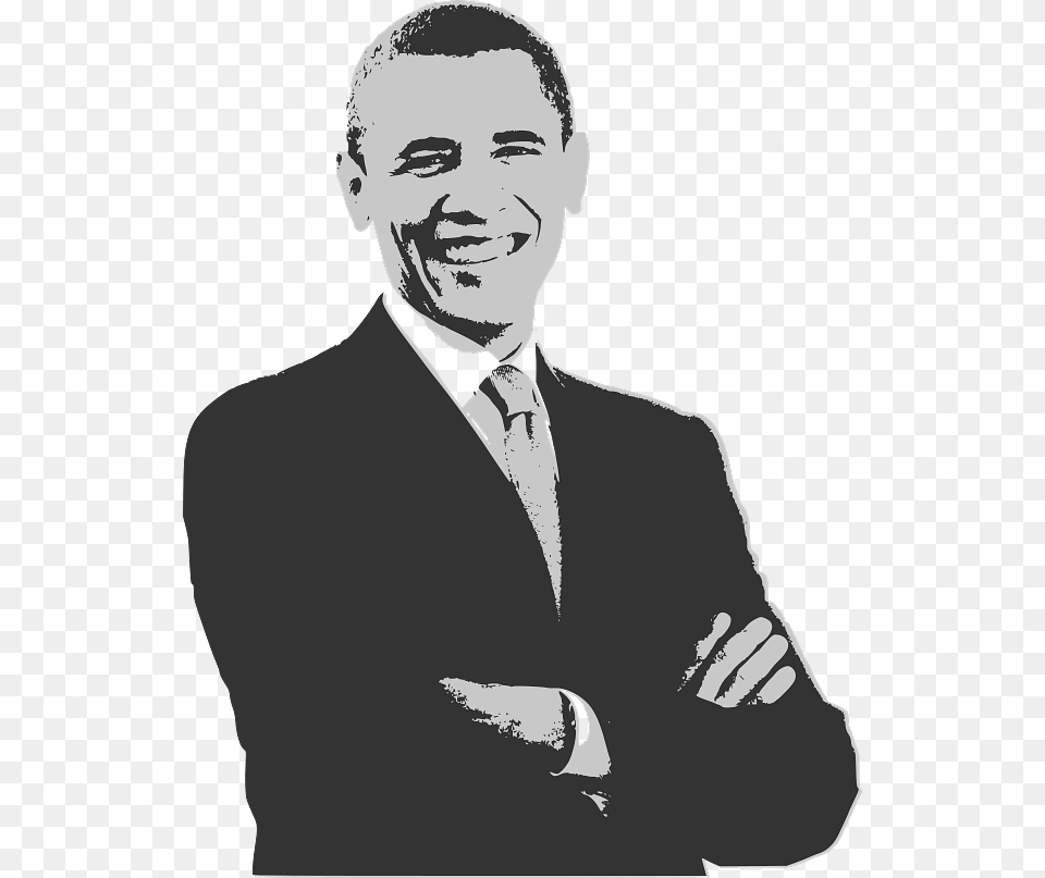 Barack Obama Print, Head, Suit, Person, Formal Wear Free Png Download