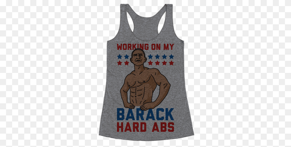 Barack Obama Racerback Tank Tops Activate Apparel, Clothing, Tank Top, T-shirt, Adult Png Image