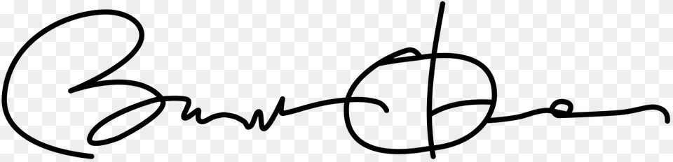 Barack Obama Signature, Gray Free Transparent Png