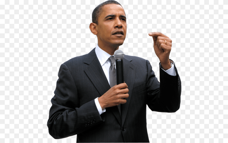 Barack Obama Images Barack Obama White Background, Electrical Device, Microphone, Hand, Body Part Free Transparent Png