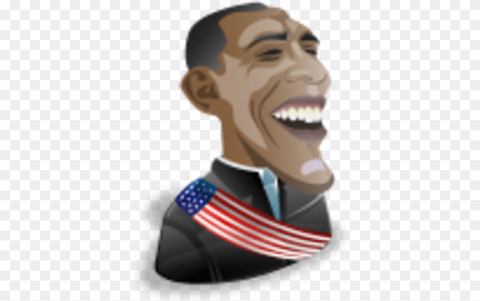 Barak Obama Icon Images Vector Clip Obama Icons, Head, Person, Face, American Flag Png