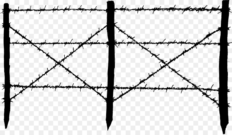 Barb Wire Fence Clipart, Plant, Barbed Wire Free Png Download