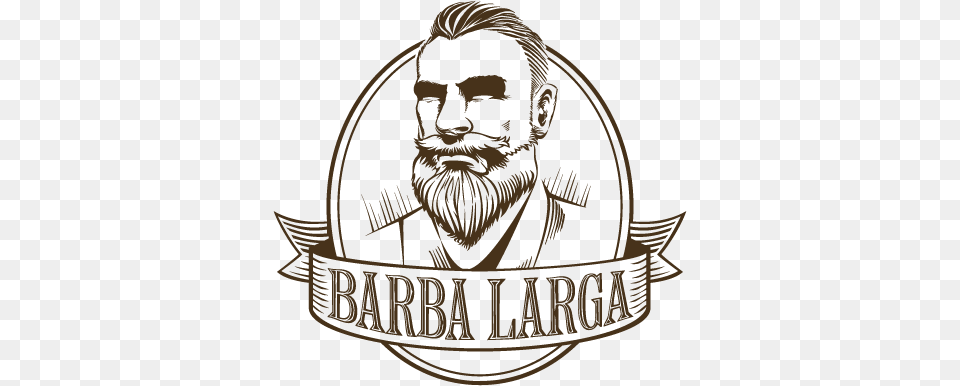 Barba Larga Logo, Adult, Male, Man, Person Free Png Download