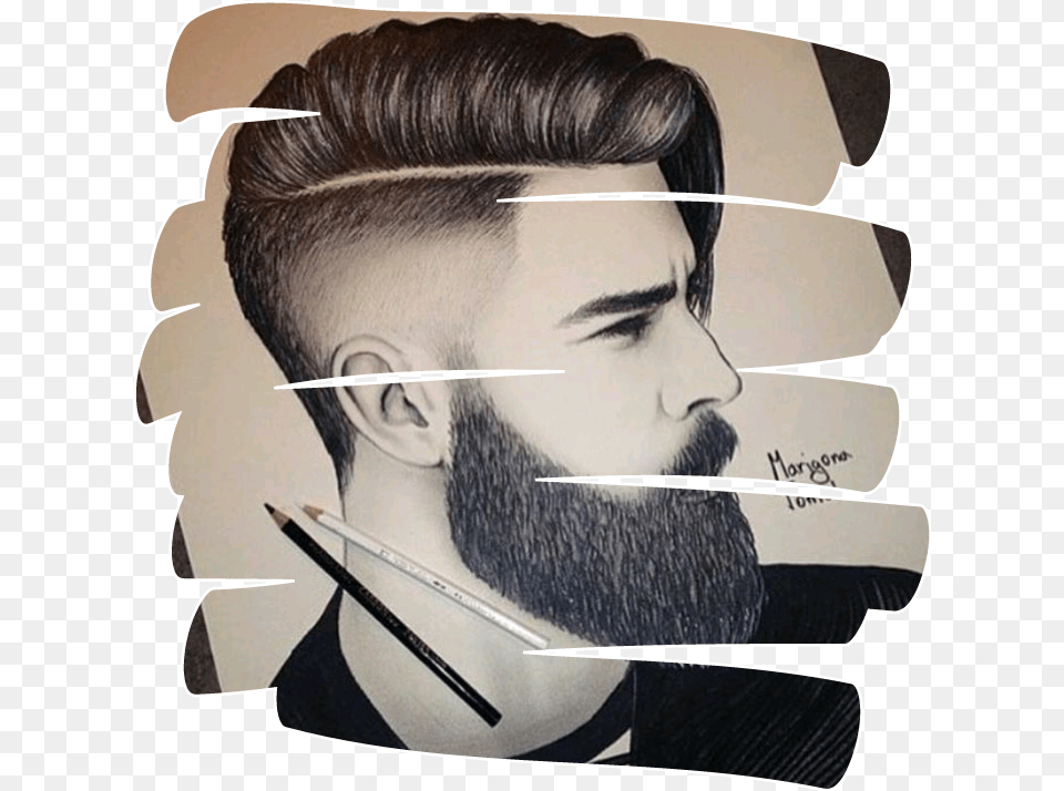 Barba Tumblr Dibujo Beard Drawing, Adult, Man, Male, Person Free Png Download