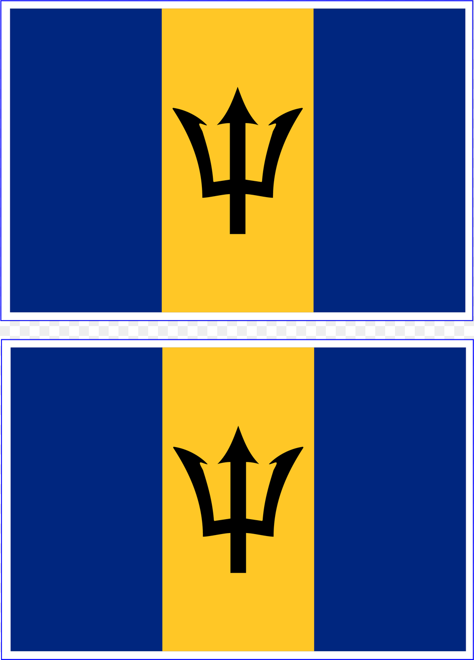 Barbados Flag Printable Printable Barbados Flag, Weapon, Trident, Logo Free Png Download