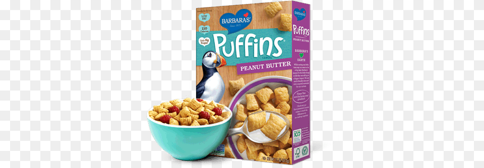 Barbaras Product Barbara39s Bakery Puffins Peanut Butter, Bowl, Food, Snack, Animal Png Image