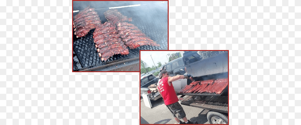 Barbecue Catering Bbq Ribs, Cooking, Food, Grilling, Person Free Png Download