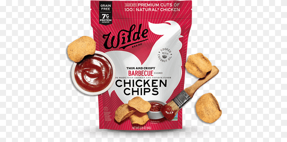 Barbecue Chicken Chips Wilde Chicken Chips, Food, Ketchup, Advertisement Free Png Download