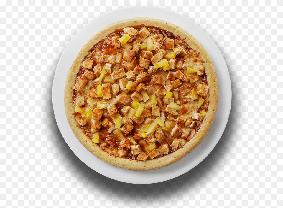 Barbecue Chicken Pizza Zwiebelkuchen, Food, Meal, Dish, Cake Free Png Download