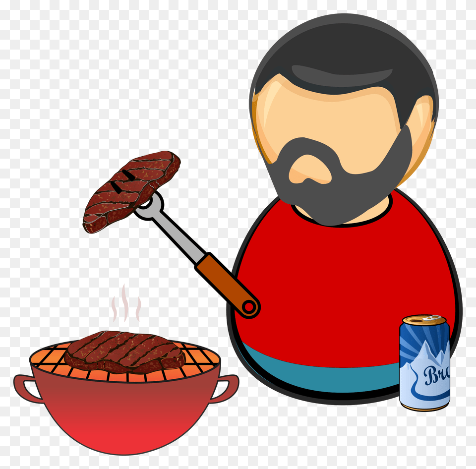 Barbecue Guy Icons, Bbq, Grilling, Food, Cooking Free Png Download