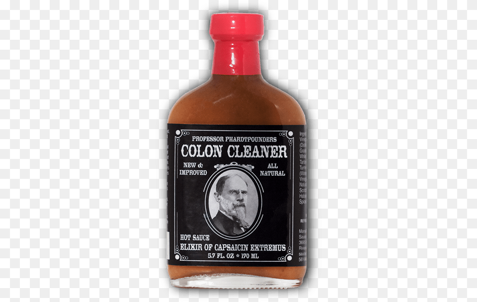 Barbecue Sauce Clipart Professor Phardtpounders Colon Cleaner Hot Sauce, Adult, Man, Male, Person Free Png