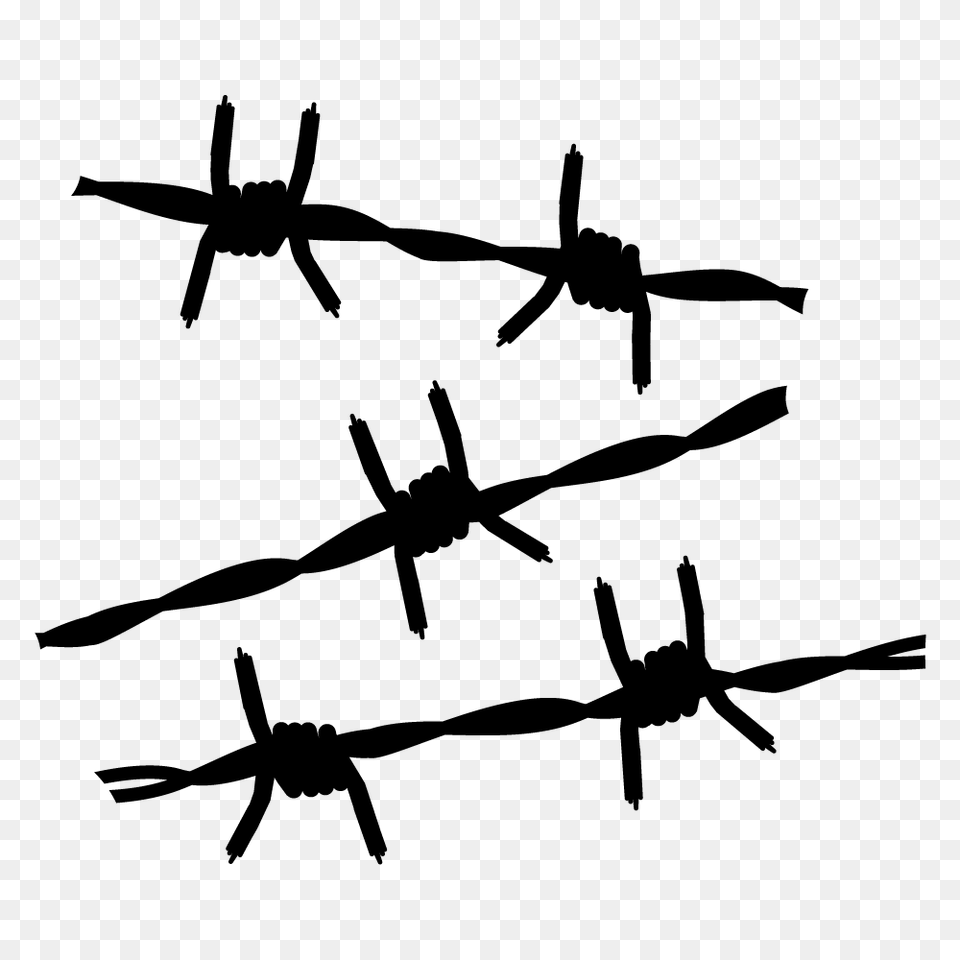 Barbed Wire, Gray Free Png Download
