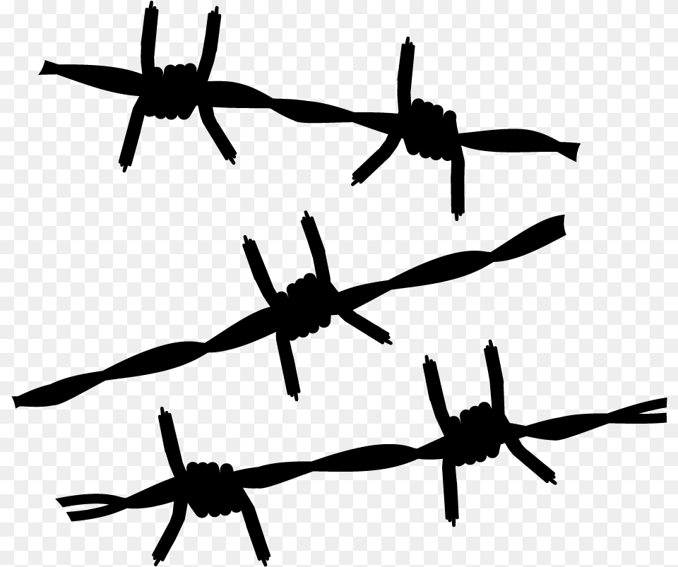 Barbed Wire C Macbook Arame Farpado Imagem De Arame Farpado, Gray Free Png