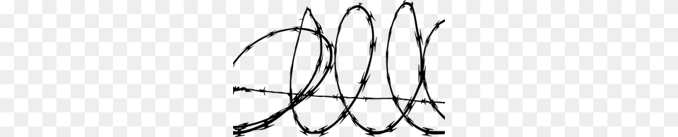 Barbed Wire Clip Art Vector, Gray Free Png
