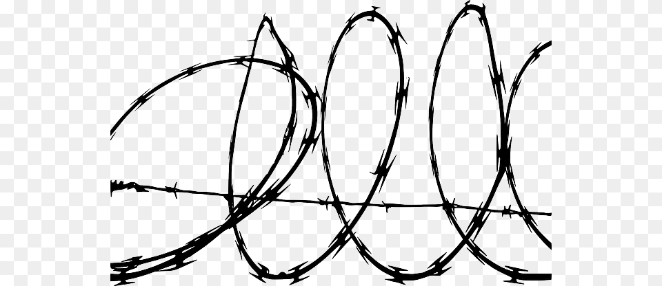 Barbed Wire Clipart Clipartmonk, Barbed Wire, Bow, Weapon Png Image