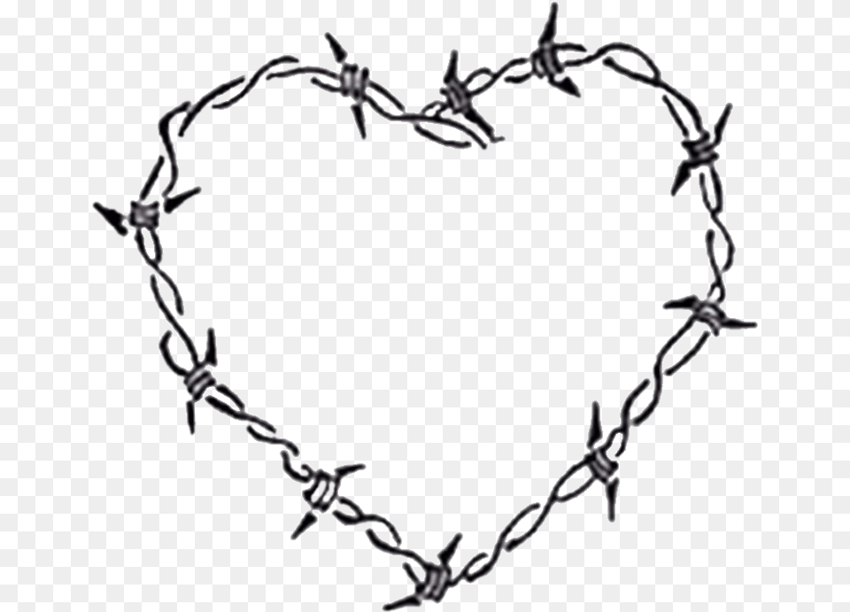 Barbed Wire Heart Vector, Barbed Wire, Accessories, Jewelry, Necklace Free Png