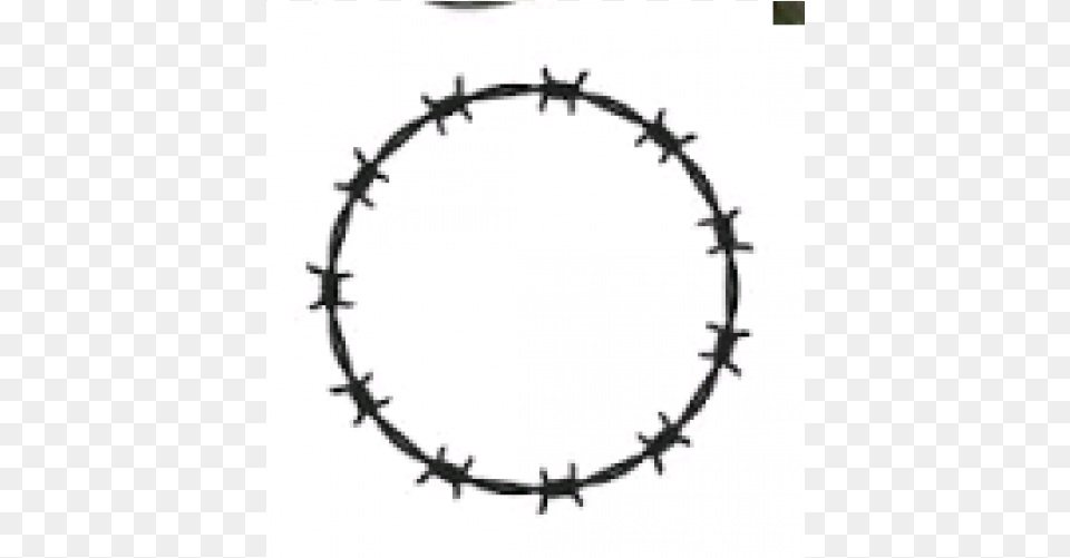 Barbed Wire Roll Circle Of Barbed Wire, Barbed Wire, Bow, Weapon Free Transparent Png