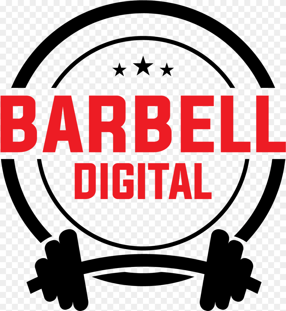 Barbell Digital Logo, Text Free Transparent Png