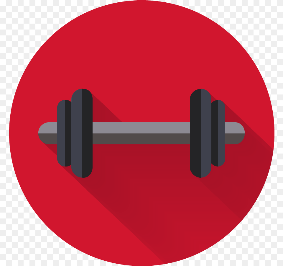 Barbell Icon Google Search Skillshare Projects Flat Flat Dumbbell Icon, Disk Free Transparent Png