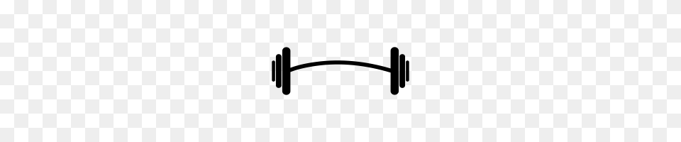 Barbell Image, Gray Free Png Download