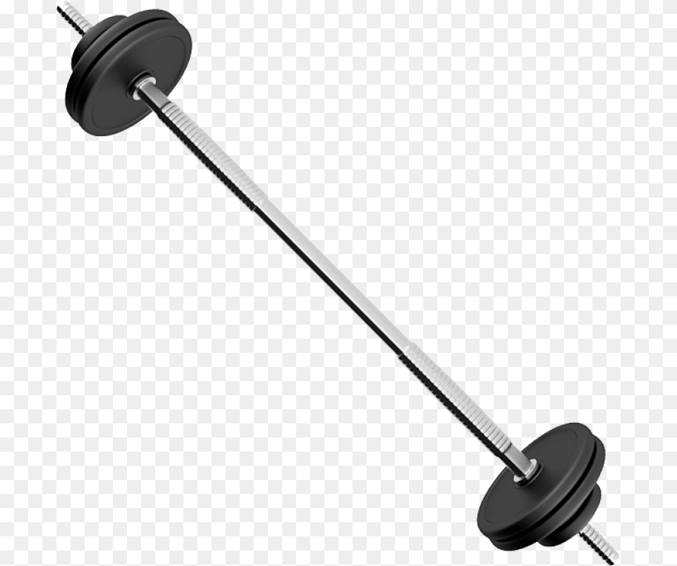 Barbell Transparent, Mace Club, Weapon, Axle, Machine Png Image