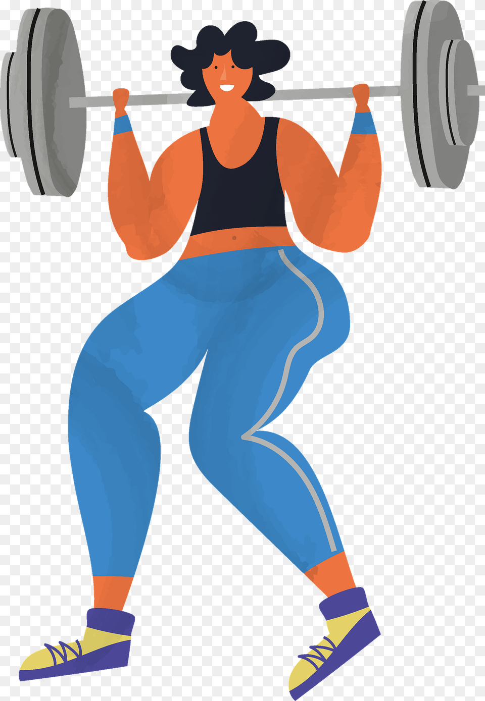 Barbell Workout Clipart, Person, Face, Head, Working Out Png Image