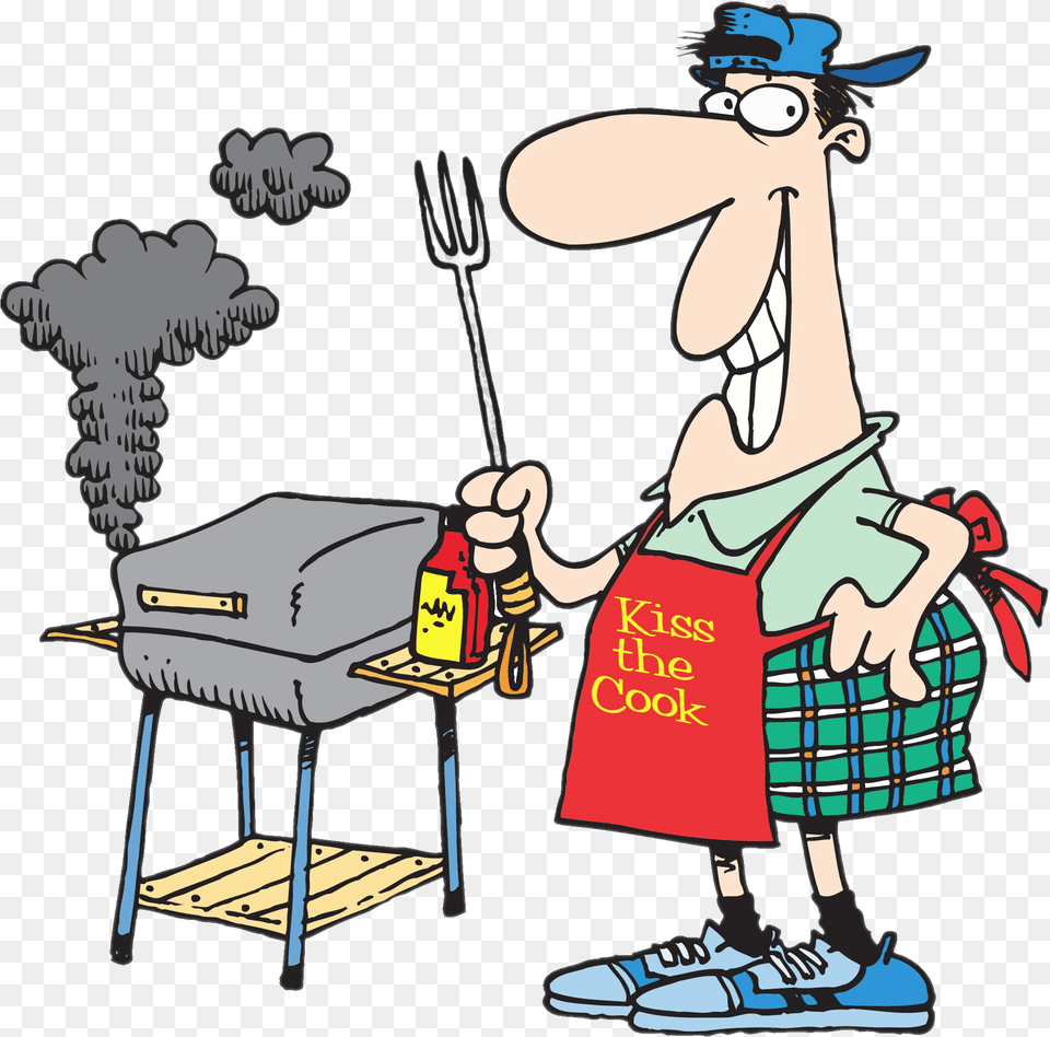 Barbeque Clip Art Royalty Gograph With Bbq Clipart, Clothing, Skirt, Tartan, Person Png Image
