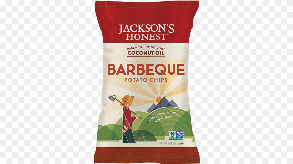 Barbeque Potato Chips Jackson39s Honest Sweet Potato Chips 5 Oz Bags Pack, Advertisement, Powder, Flour, Food Png Image