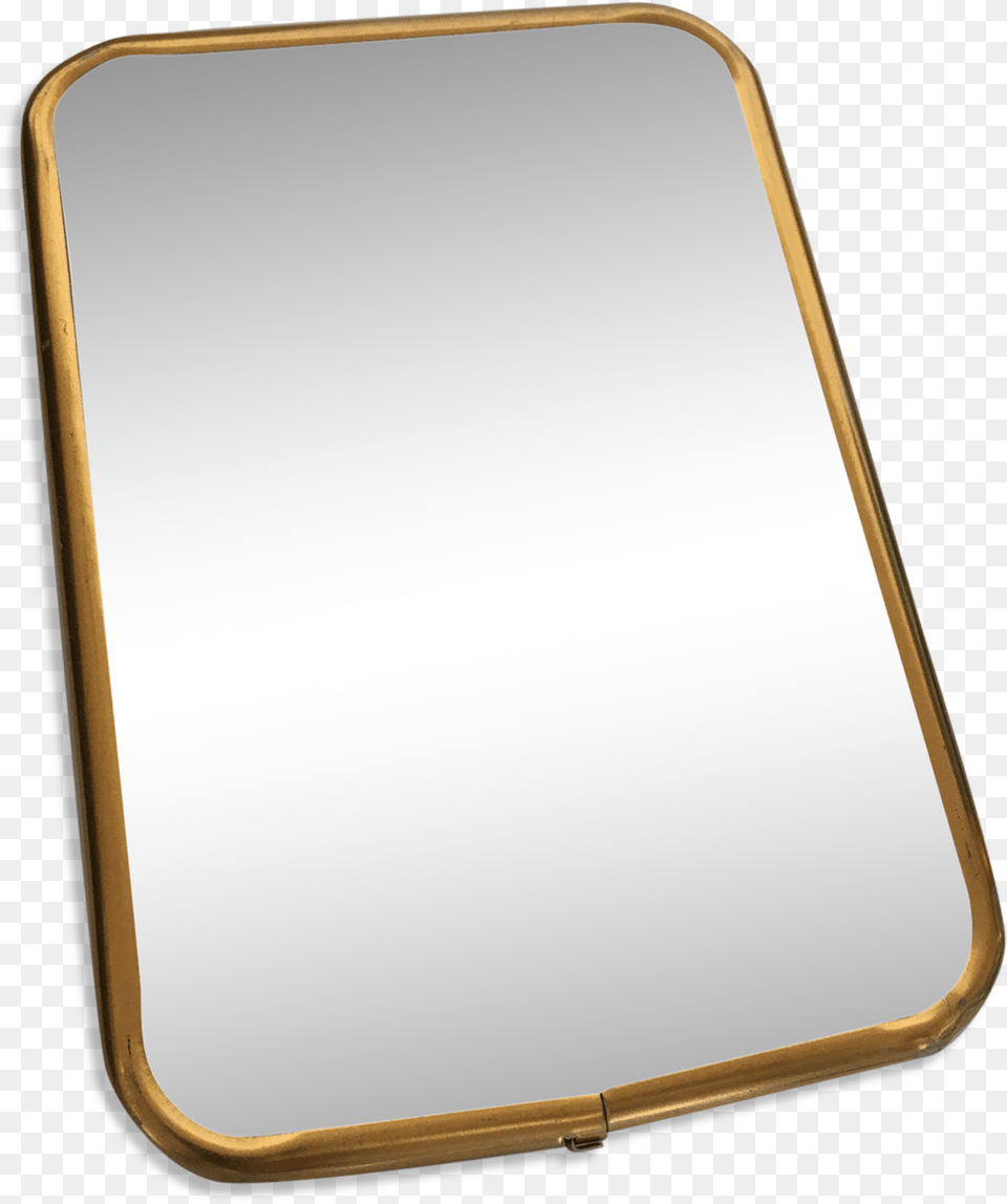 Barber 60 S Golden Aluminium Frame Mirror Mirror, White Board Png