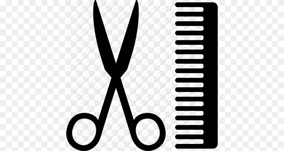 Barber Barbershop Comb Grooming Hairdresser Salon Scissors Icon, Architecture, Building Png Image