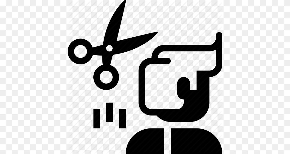 Barber Barbershop Cut Cutting Hair Haircut Scissors Icon, Aircraft, Helicopter, Transportation, Vehicle Free Png